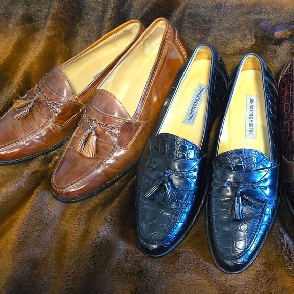 Men's loafer *Johnston & Murphy* size 12  OFFER 4 PAIR $125 PRICE DROP TODAY! - Picture 1 of 16